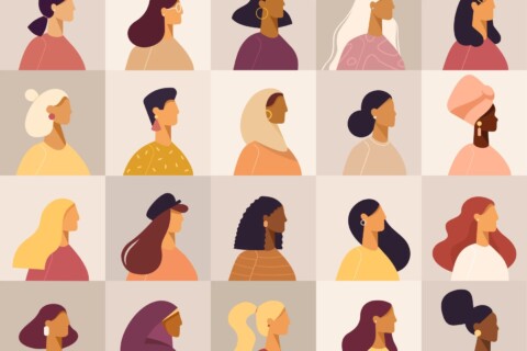 Grid of many BIPOC women