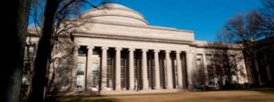 the great dome at MIT, located in front of Killian Court