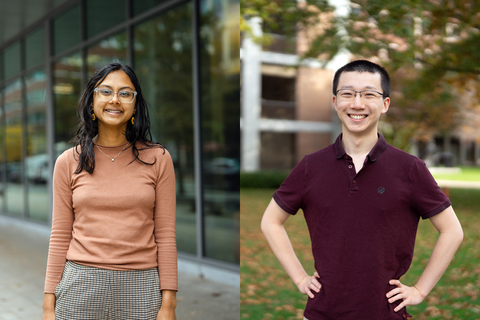 Headshots: Anushree Chaudhuri and Rupert Li
