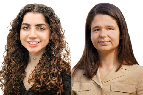 Headshots: Riyam Al-Msari and Francisca Vasconcelos