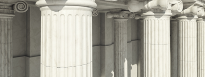 white columns