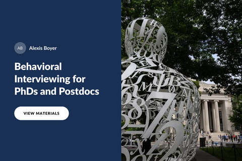 Thumbnail of the beginning of the Behavioral Interviewing course