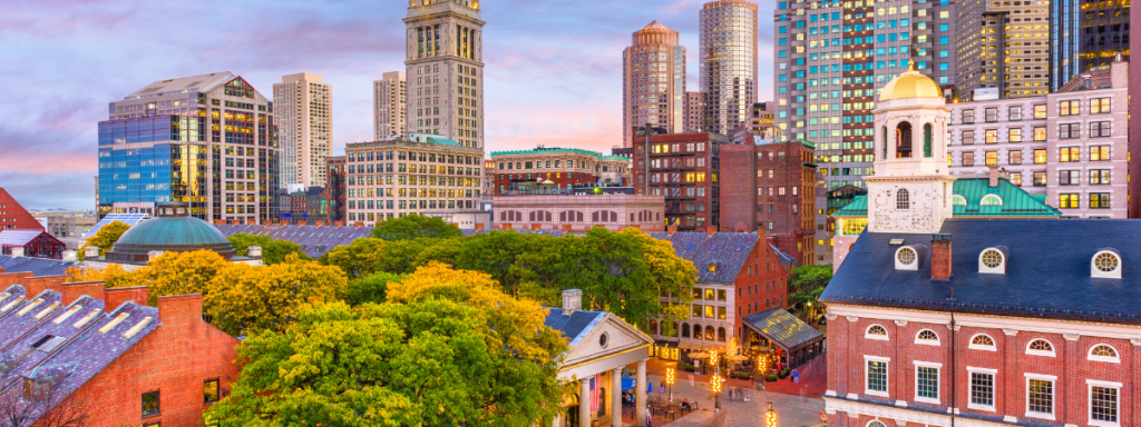 City of Boston, tall buildings 