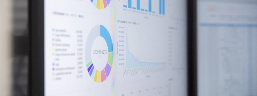 medical data and charts is on a screen