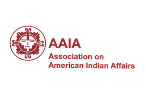 Red-orange geometric logo on left with text 