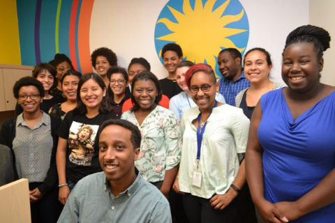 Group of Smithsonian interns