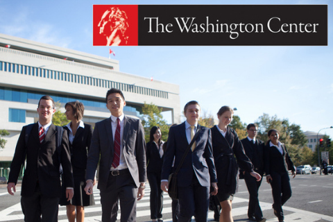 Group of young professionals walking