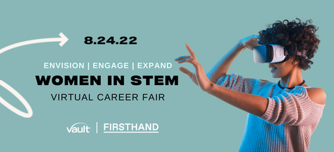 women in stem career fair graphic