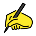 Writing hand